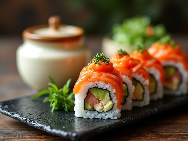 ドラゴンロールとにごり酒